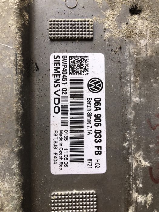 Блок Maxi Dot 1Z0920843K  Мозги 06A906033NT/FB Skoda Octavia A5