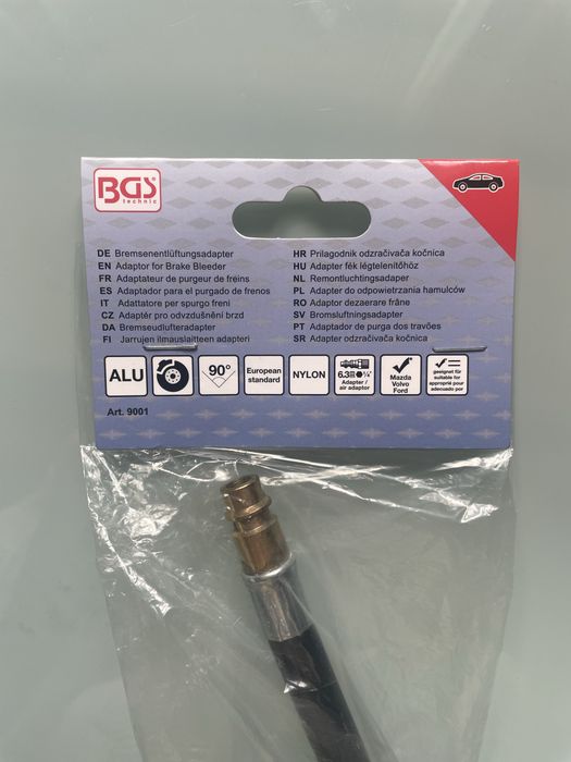 BGS adapter do odpowietrzania hamulców 9001