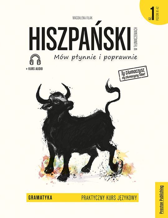Hiszpański W Tłumaczeniach Gramatyka 1 Wyd. 3 Preston Publishing Nowa Nieużywana