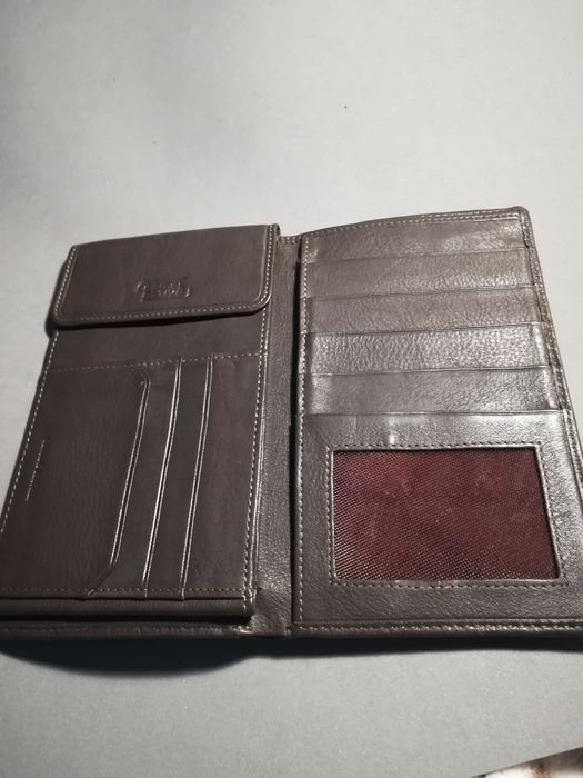 Carteira homem pele - Camel