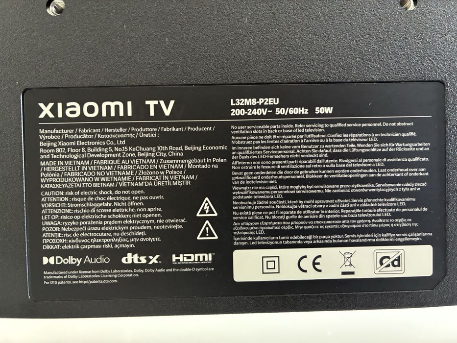 TV Xiaomi sem uso