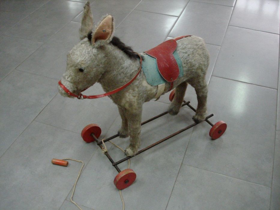 Burro brinquedo antigo ano 1940