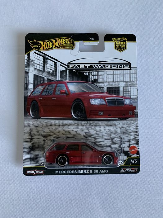 Hot Wheels Premium  MERCEDES-BENZ E 36 AMG (Fast Wagons)