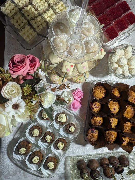 Catering imprez, słodki stół, słony stół tort wesela, chrzciny,komunie