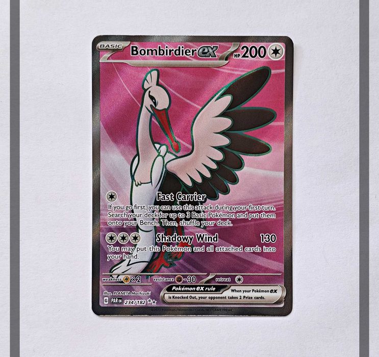 Bombirdier Ex 234/182 PAR Pokemon ENG-NM