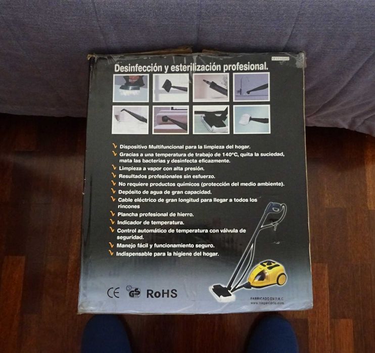 Vaporeta Vaporello Erika Turbo 3 Multifunções Nova