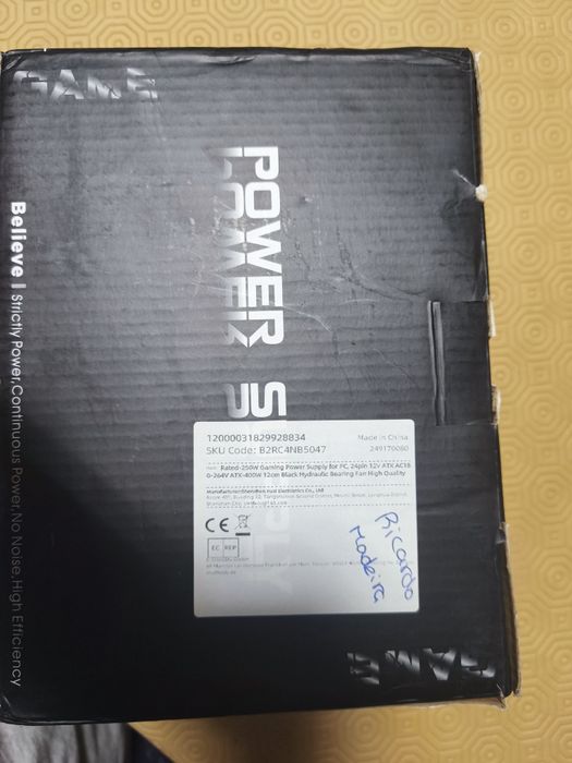Fonte alimentação ATX gaming 400w