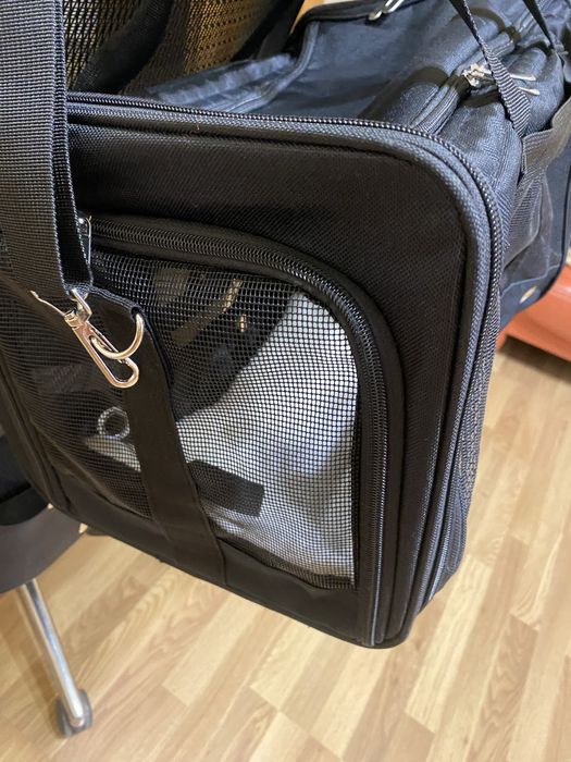 Сумка- переноска для собак і кішок складна