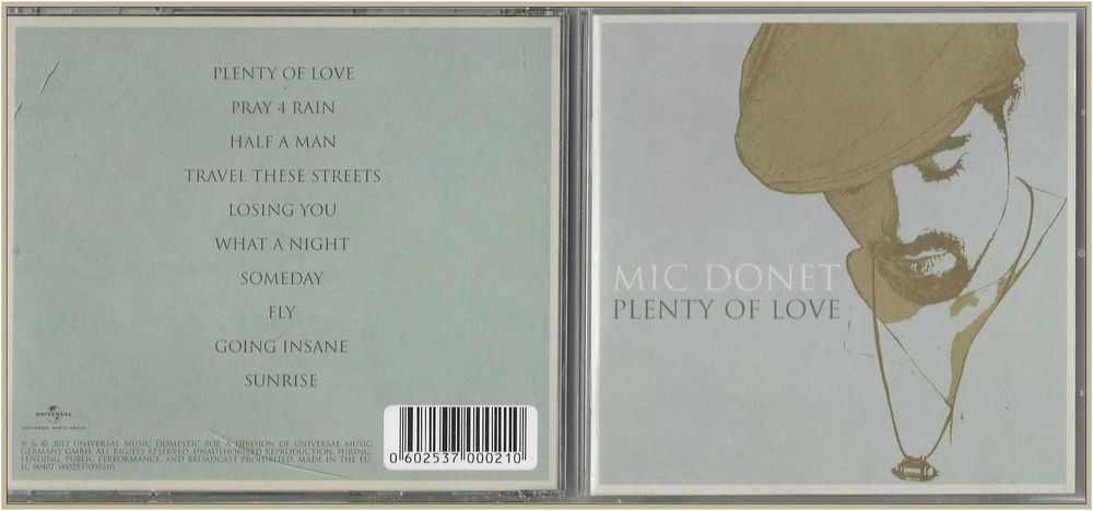 Mic Donet - Plenty Of Love (CD, Album)