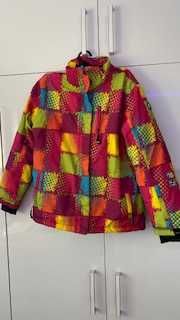 Kurtka dziewczęca na zimę, na narty, wodoodporna.