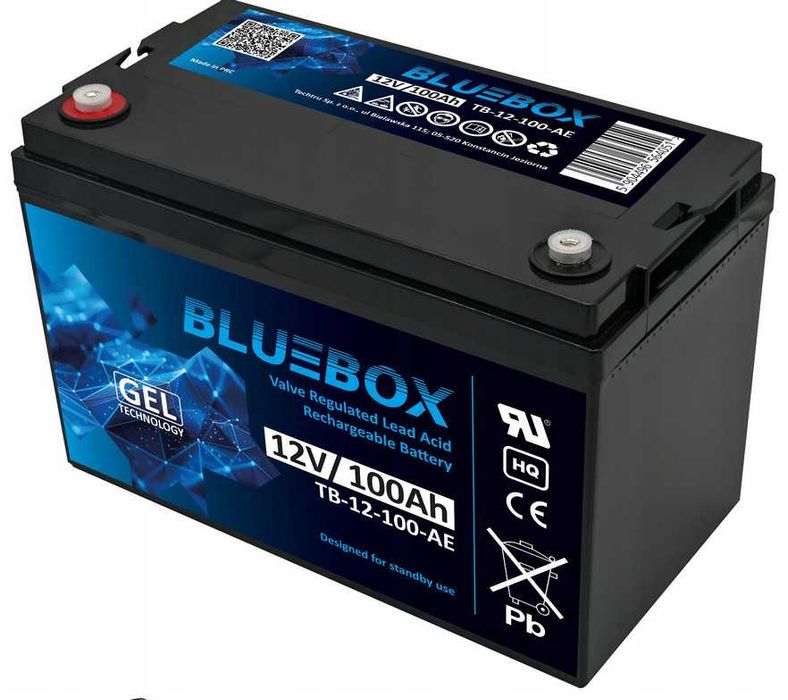 Акумулятор гелевий BLUEBOX VRLA GEL 12V 100AH