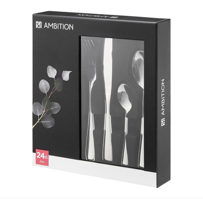 Sztućce kpl. 24 szt Ambition Stilo NOWE