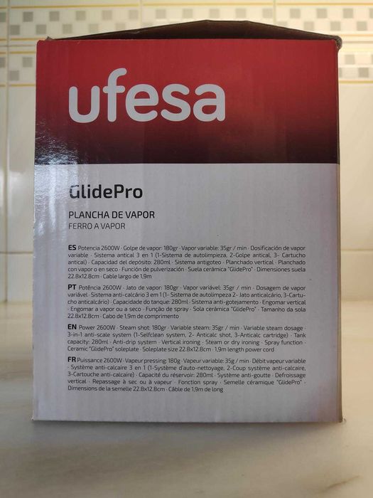 Ferro a Vapor Ufesa Glide Pro (2600W)