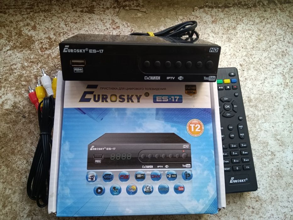Продам тв тюнер Eurosky ES-17 DVB-T2/C