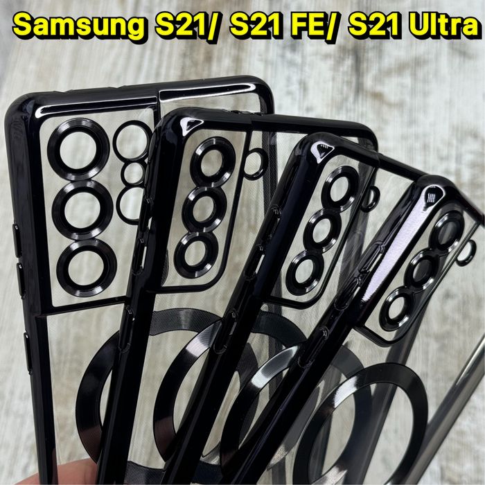 Чехол Chrome MagSafe на Samsung S21/ S21 FE/ S21 Ultra