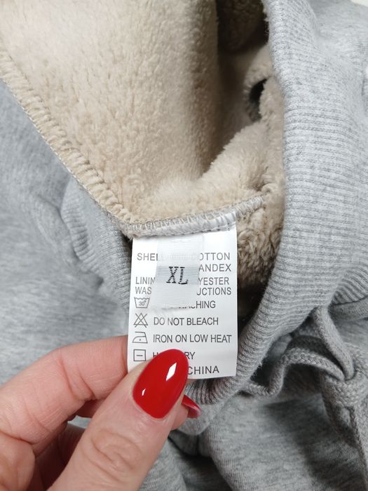 Spodnie dresowe XL szare ocieplane ciepłe wygodne casual