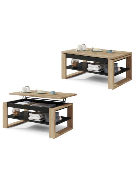 Stolik kawowy z podnoszonym blatem