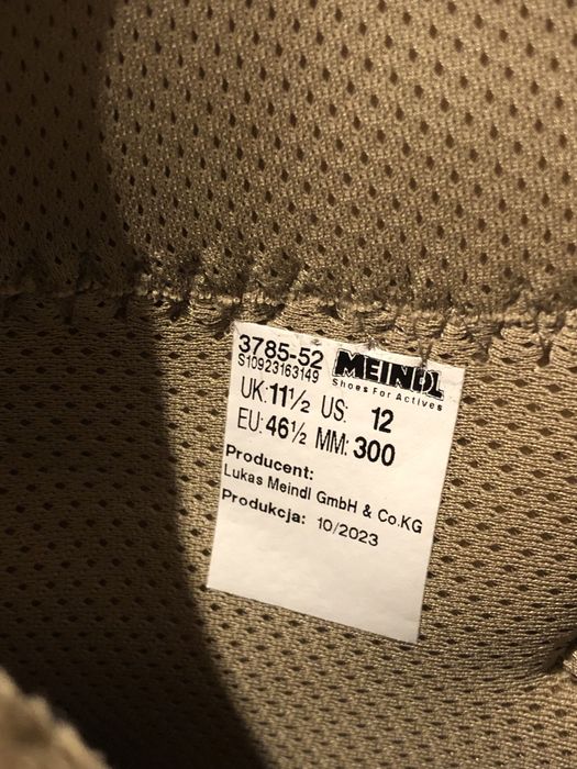 Buty MEINDL desert defence 46,5 uk 11,5 nowe taktyczne dws dkws ws