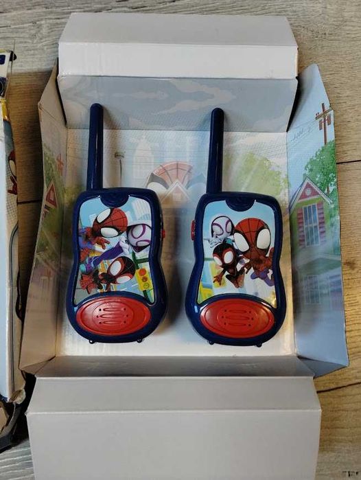 Lexibook Krótkofalówki walkie talkie z zasięgiem 200 metrów Spidey