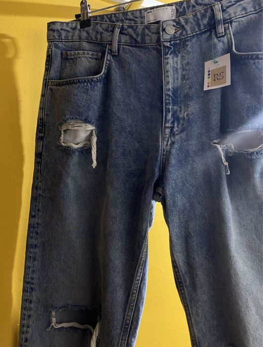 Чоловічі рвані джинси від Asos, висока посадка, W 36, Нові