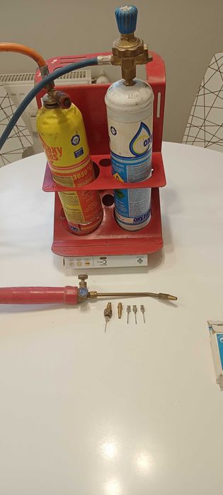 Palnik do spawania i  lutowania twardego. Oxyturbo.