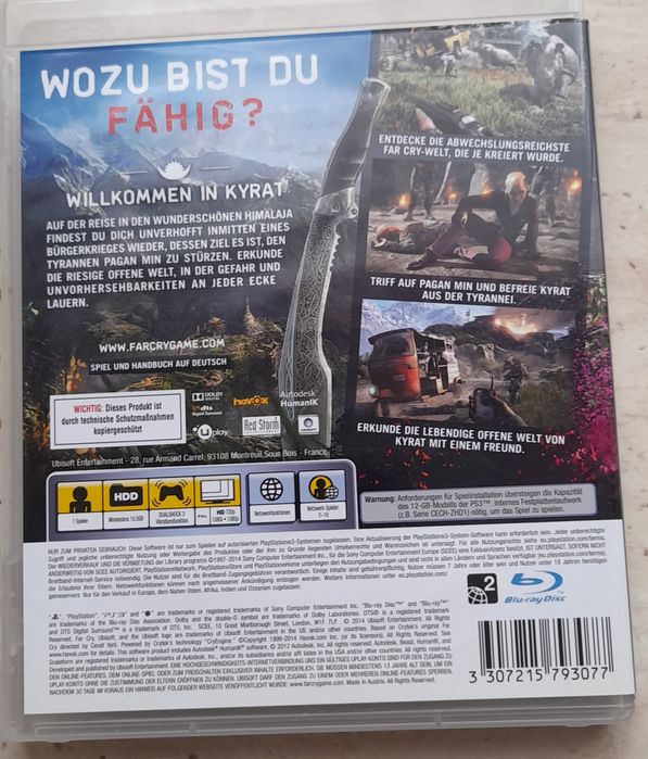 Gra FARCRY 4 na PlayStation PS3