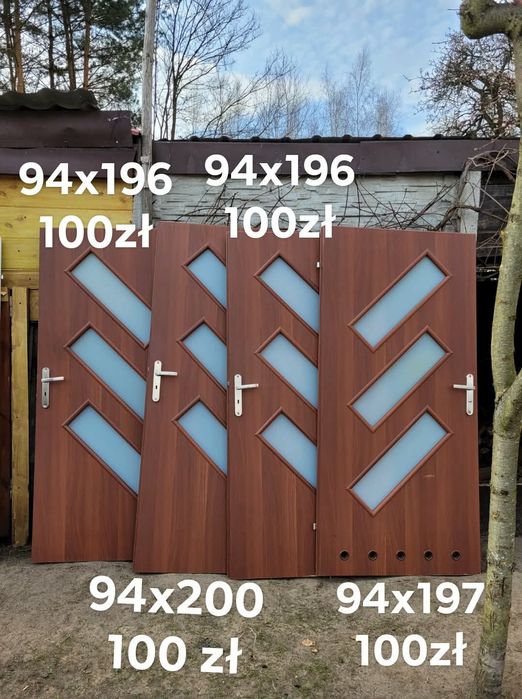 Drzwi wewnętrzne różne 8 par