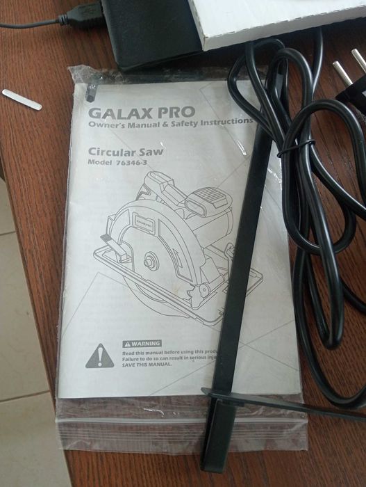 Serra Circular Galax Pro 1400W 6000 RPM – Mod. 76346-3 – NOVA