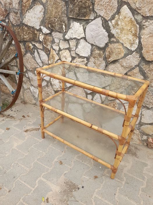 Mobiliário em cana de bambu