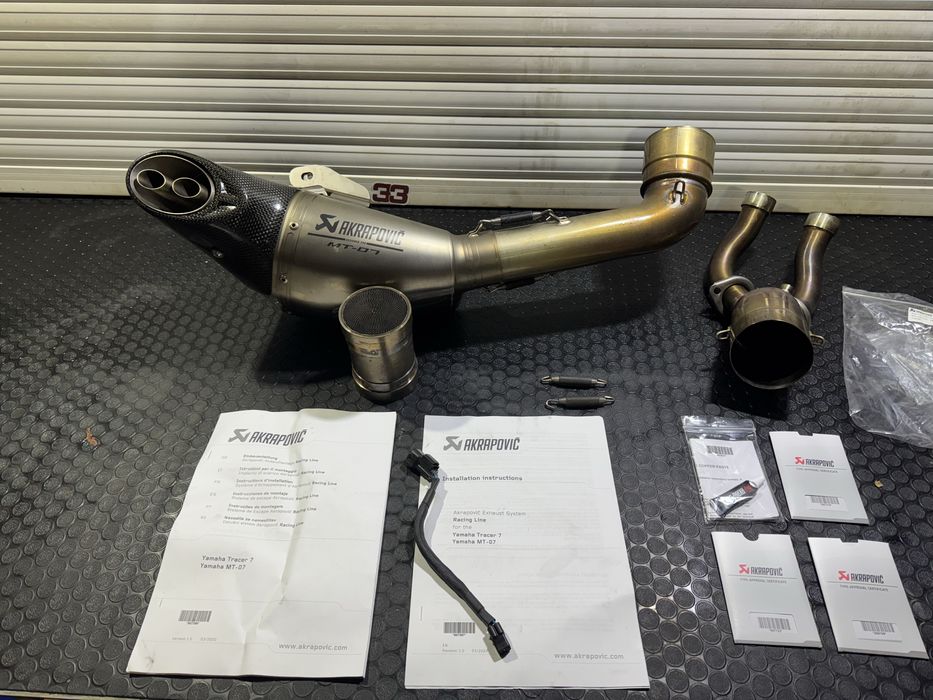 Akrapovic mt 07 tracer 7 700 euro 5