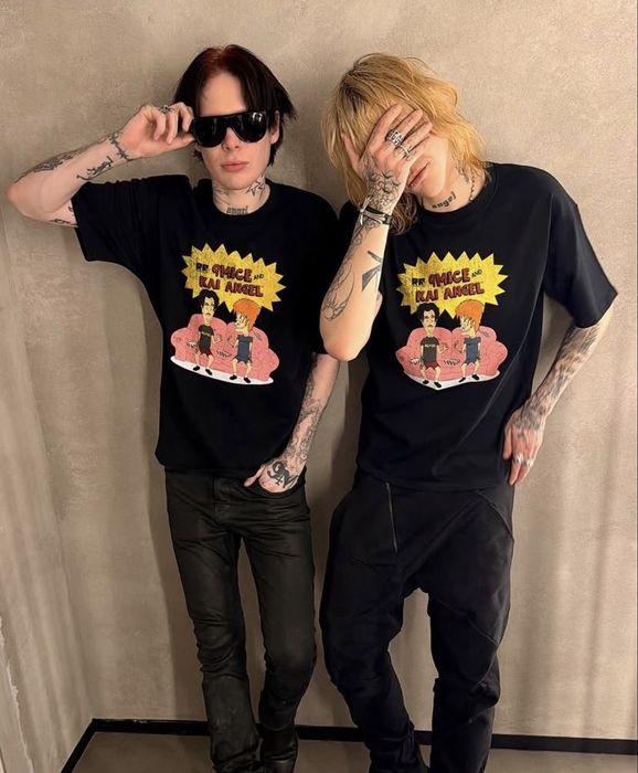 НАЛИЧИЕ Футболка 9mice x Kai Angel мерч t shirt Viperr