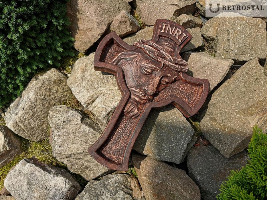 Płaskorzeźba Jezus ukrzyżowany prezent 50 cm