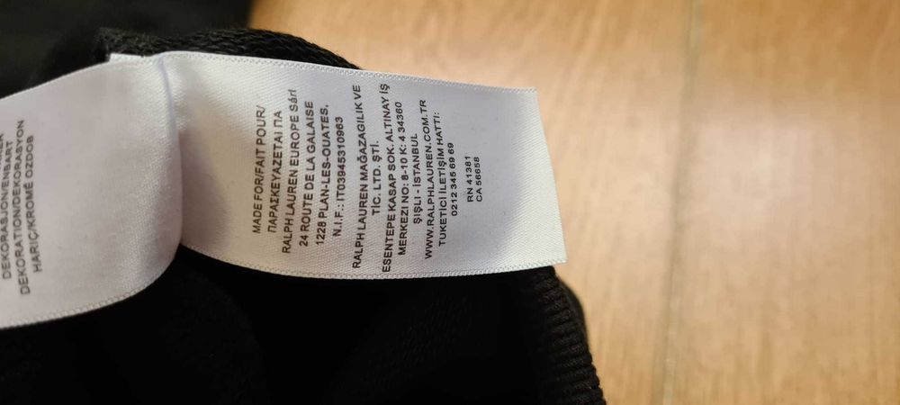 Hoodie com fecho Preto Polo Ralph Lauren