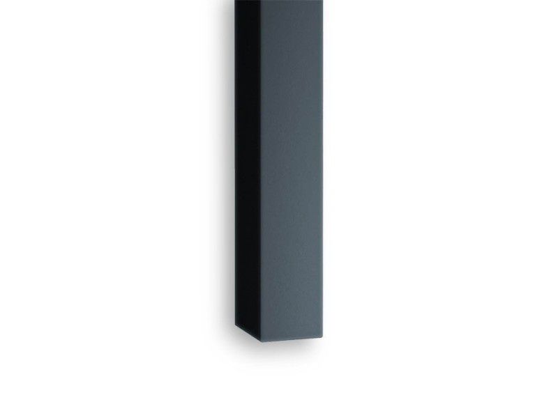 Czarne Lamele ścienne, czarny 2750x38x28mm - 5 sztuk