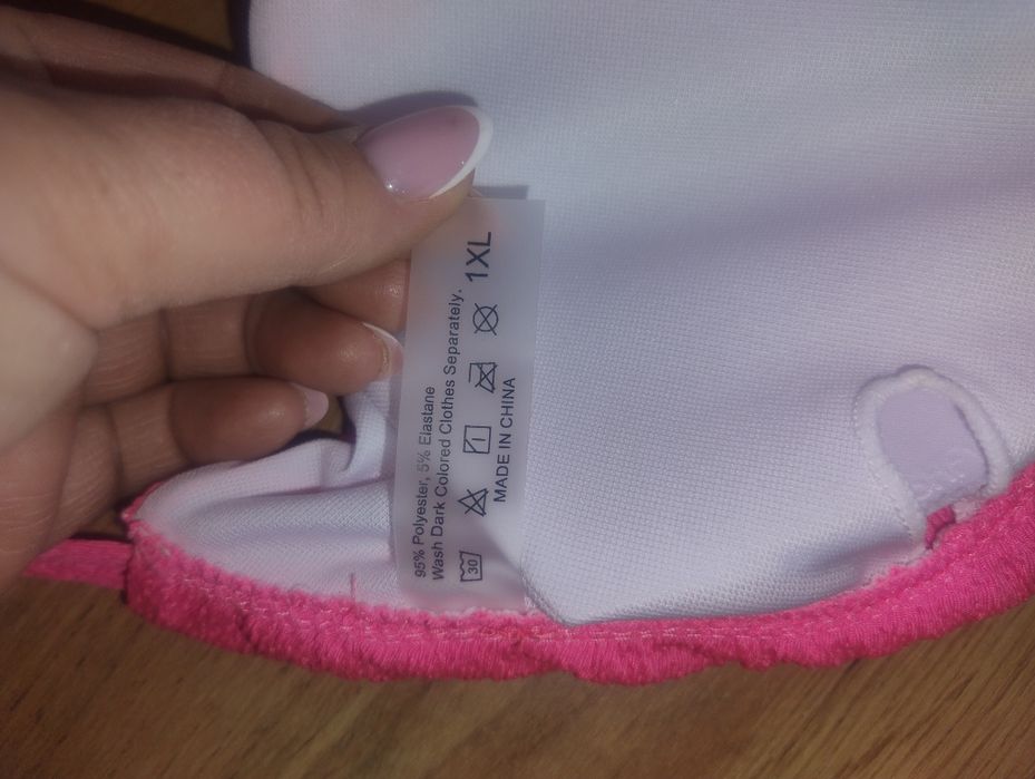 Stanik kąpielowy xl