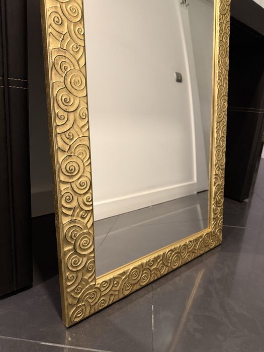 Espelho dourado como novo