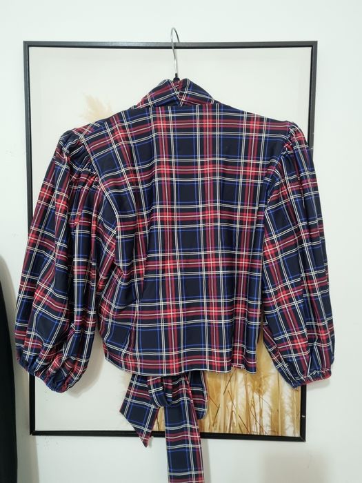 Bluzka Koszulowa Ganni 38 krata