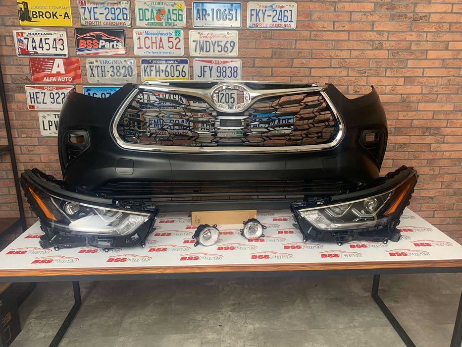 Toyota HIGHLANDER Решетка радиатора серая  2020 2021 2022 53101-0E330