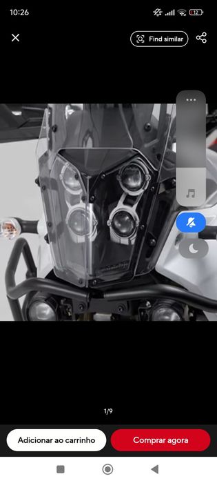 Yamaha Tenere  700 T7 Proteção Farol Frontal Headlight