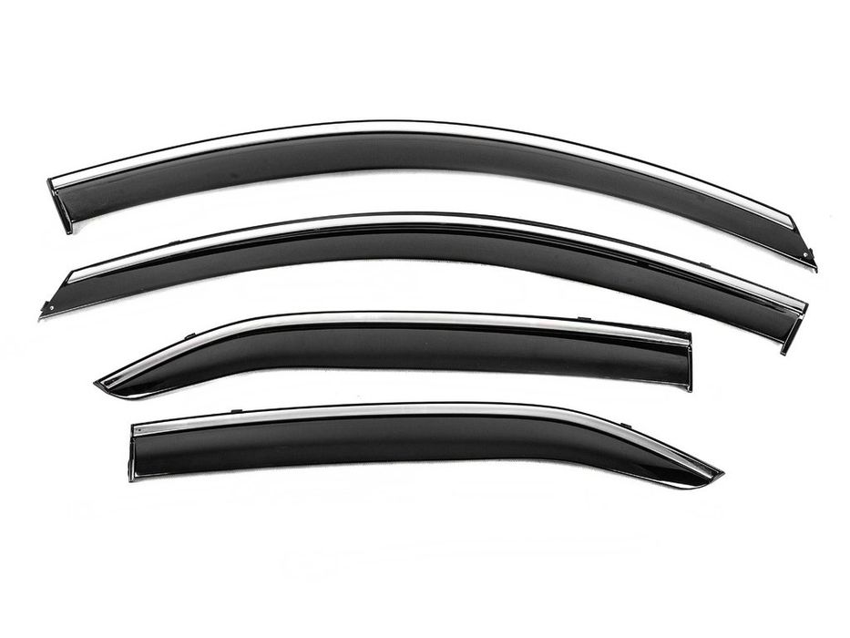 Toyota Camry 2006-2011 рр. Вітровики з хромом Niken Luxury (4 шт)