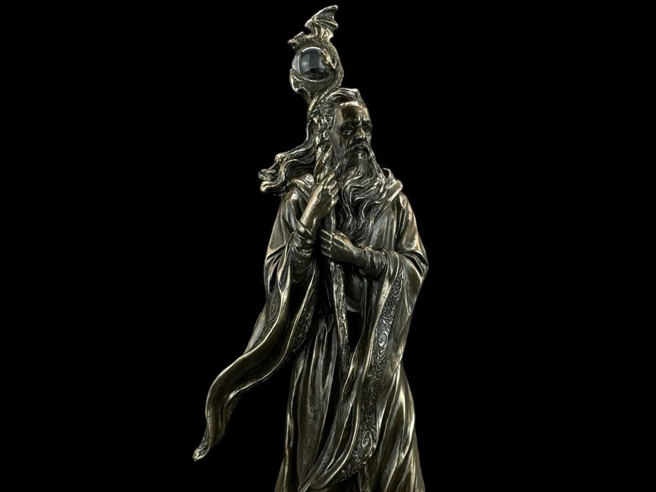 Rzeźba figurka Wielki Czarodziej MERLIN VERONESE WU76427A1