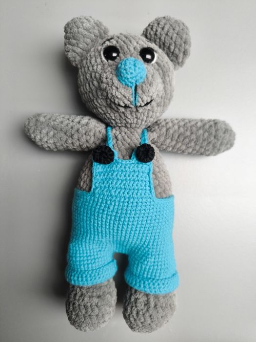 Miś na szydełku 27cm - rękodzieło