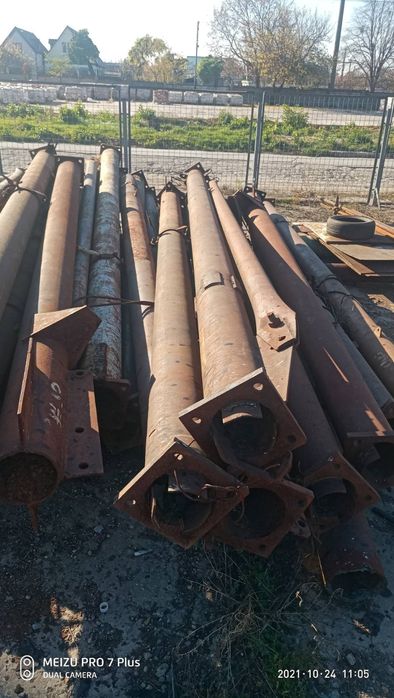 Колонны, опоры, стойки, столбы для кран-балки, ангара, навеса