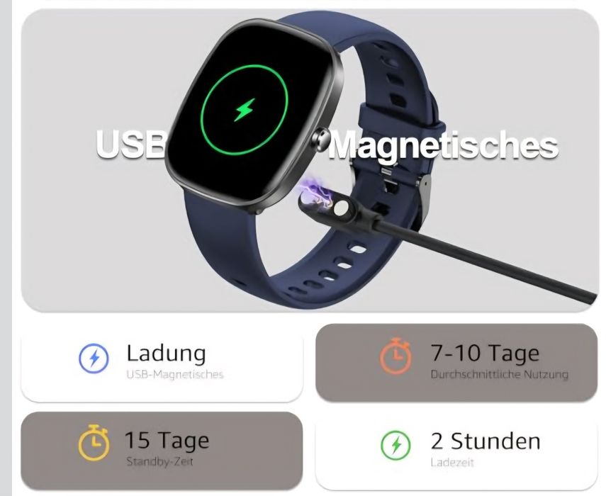 Smartwatch updei pink