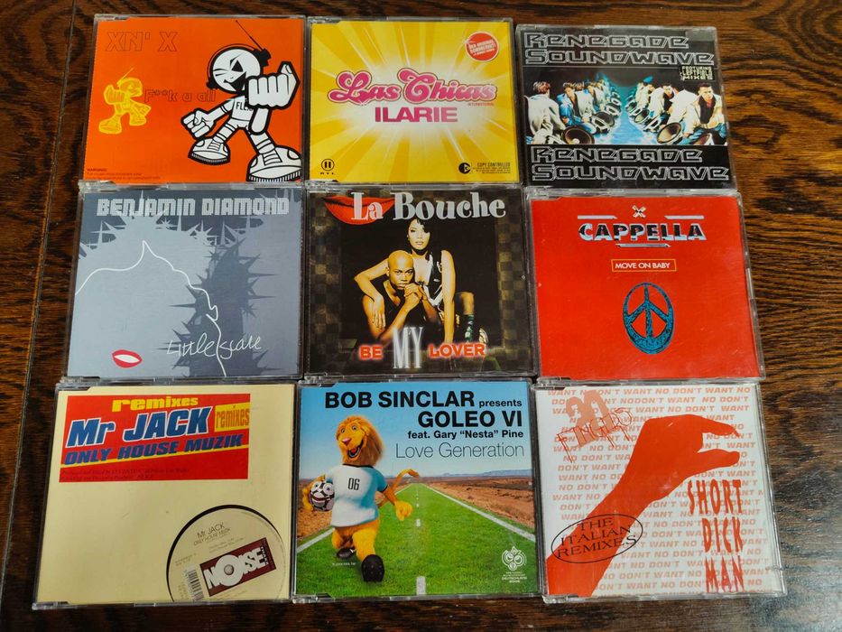Single, płyty CD mix - dance, pop, techno, rock, reggae, inne