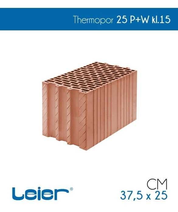 LEIER pustak Thermopor 25 P+W  7 palet=504 szt, 250 x 375 x 238mm