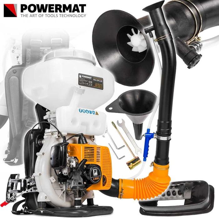 POWERMAT Opryskiwacz Spalinowy Plecakowy Dmuchawa 20l 3.8km PM0131