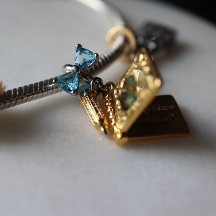 Zestaw 3 zawieszki Bridgerton charms S925