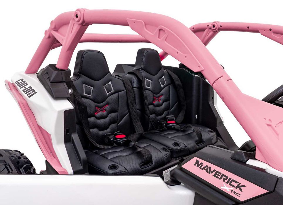 Pojazd Buggy Maverick Turbo RR Różowy 4x4 200W 24V 14Ah na akumulator