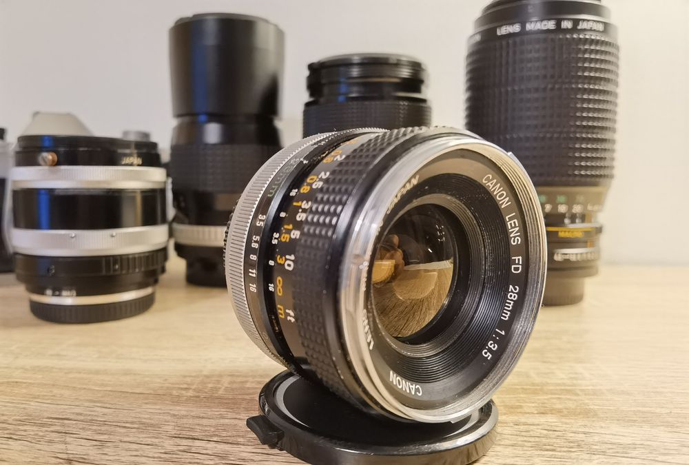 Lente Canon FD 28mm f3.5